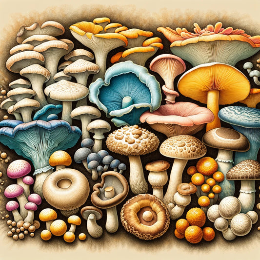 Types of edible mushroom